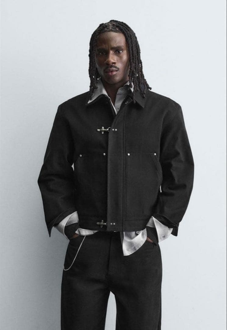 リラックスフィットトグルボタンジャケット　ファイヤーマンジャケット 〔Mサイズ〕