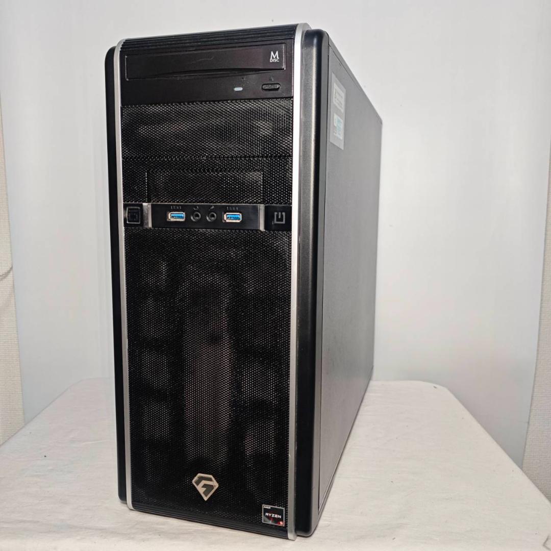 【ゲーミングPCフルセット】Ryzen7 GTX1660 MS Office搭載