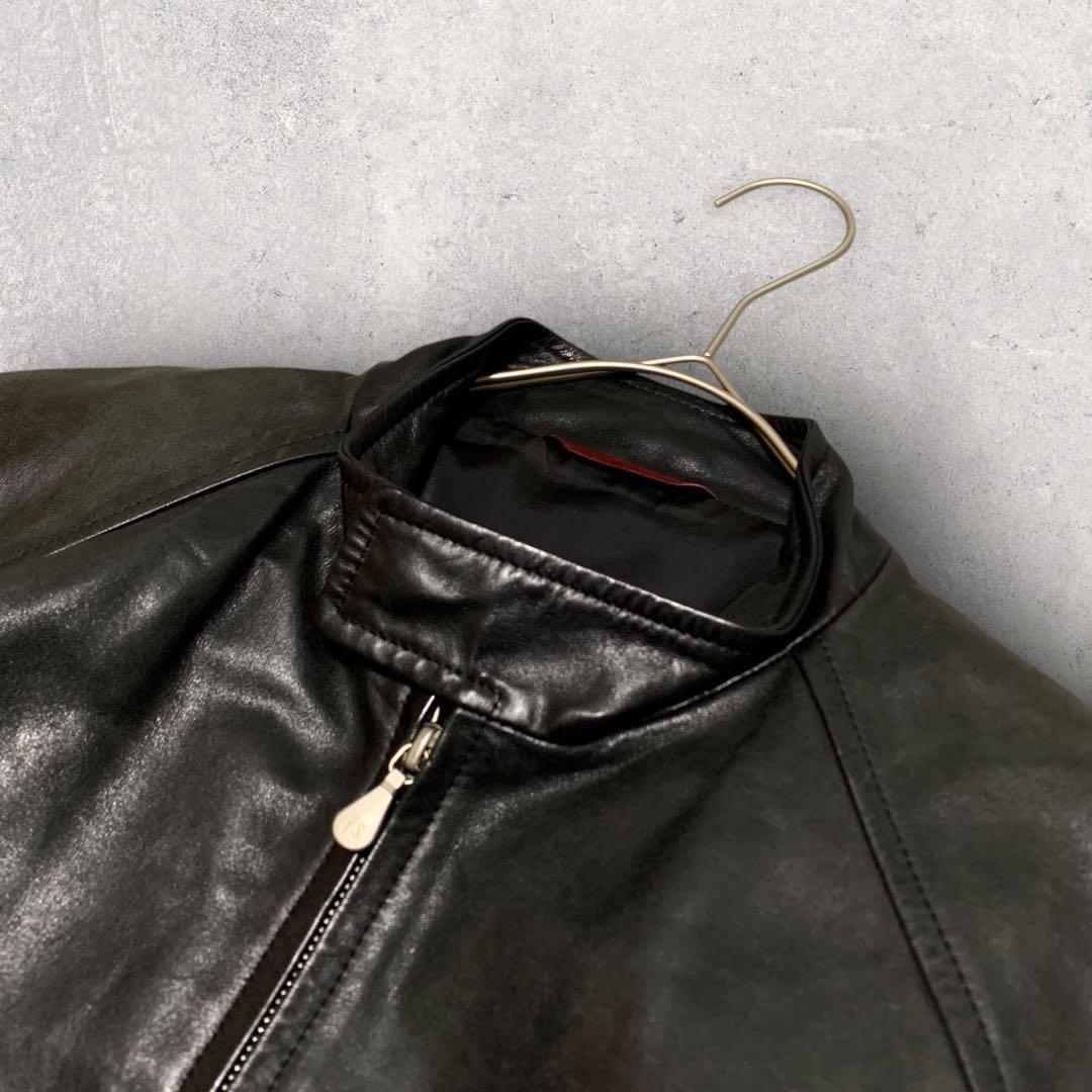 ポールスミス Paul Smith 馬革 レザージャケット L ブラック 黒