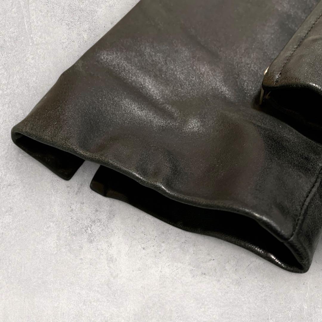 ポールスミス Paul Smith 馬革 レザージャケット L ブラック 黒