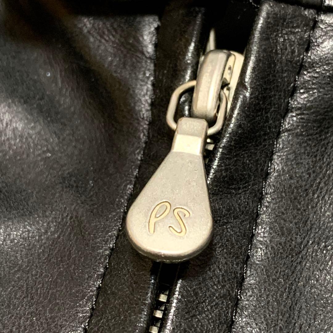 ポールスミス Paul Smith 馬革 レザージャケット L ブラック 黒