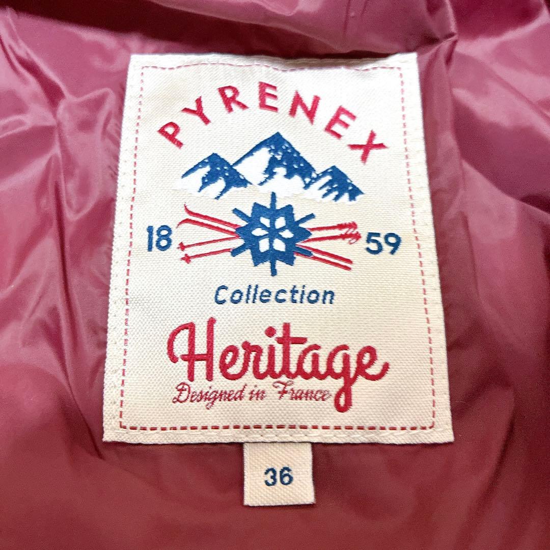 新品未使用　タグ付き　PYRENEX ピレネックス　ダウンジャケット　オレンジ