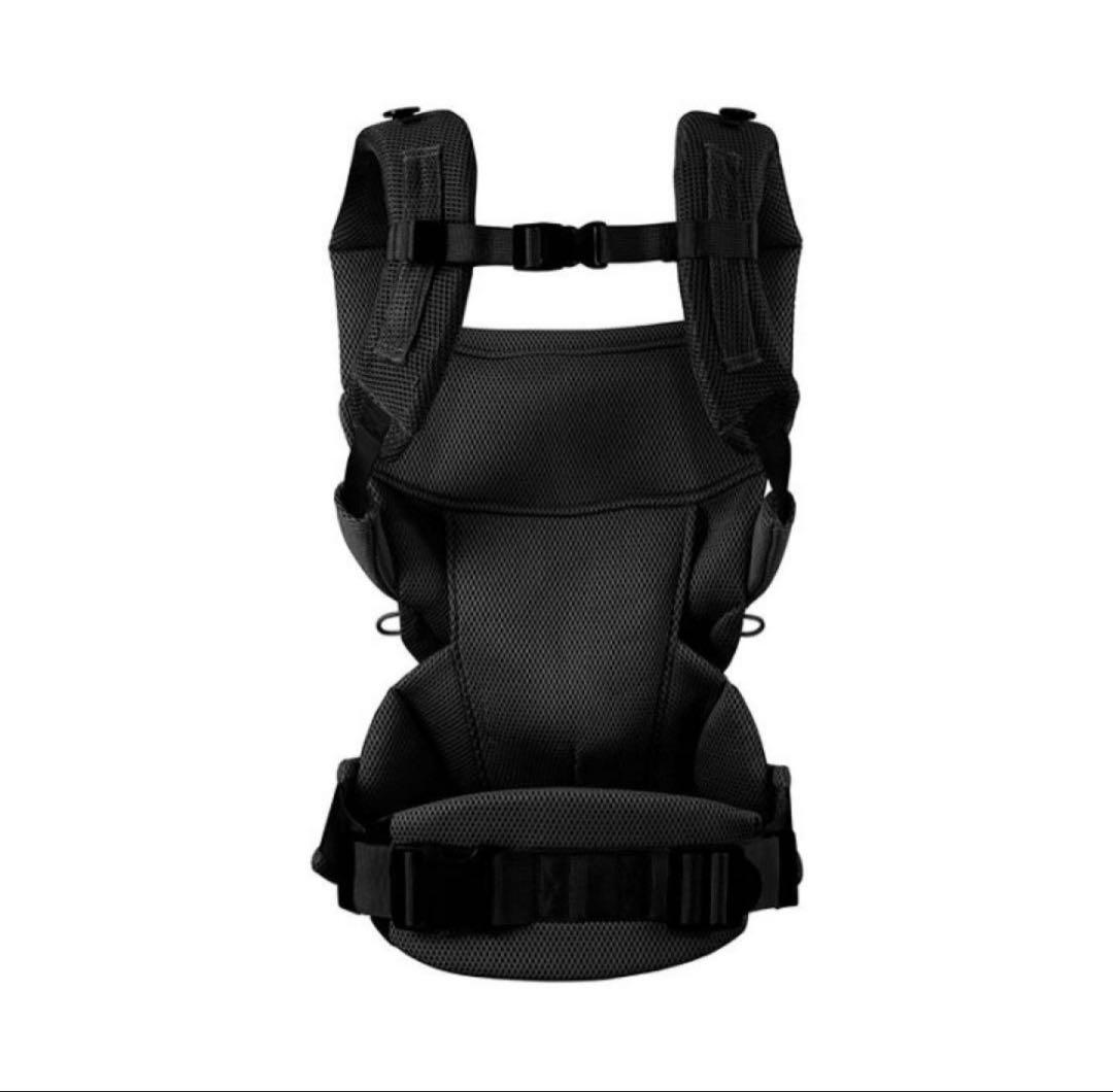 美品✨エールべべ ベビーキャリア スリー ブラック メッシュ BB900