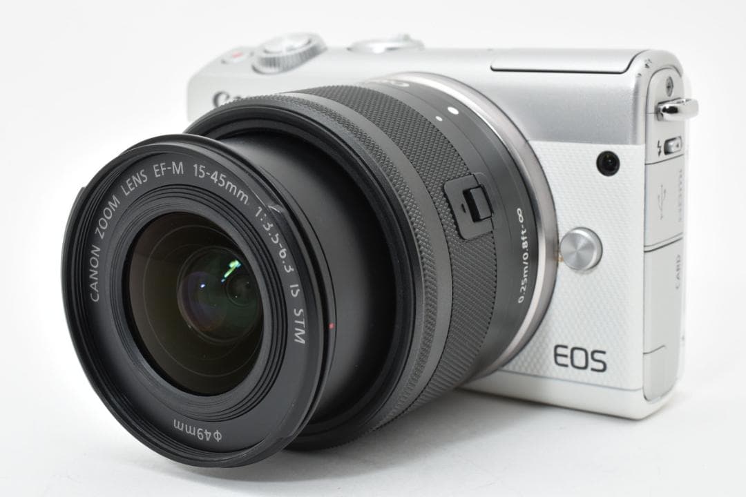 ■美品■Canon EOS M100 標準レンズキット　グラファイト