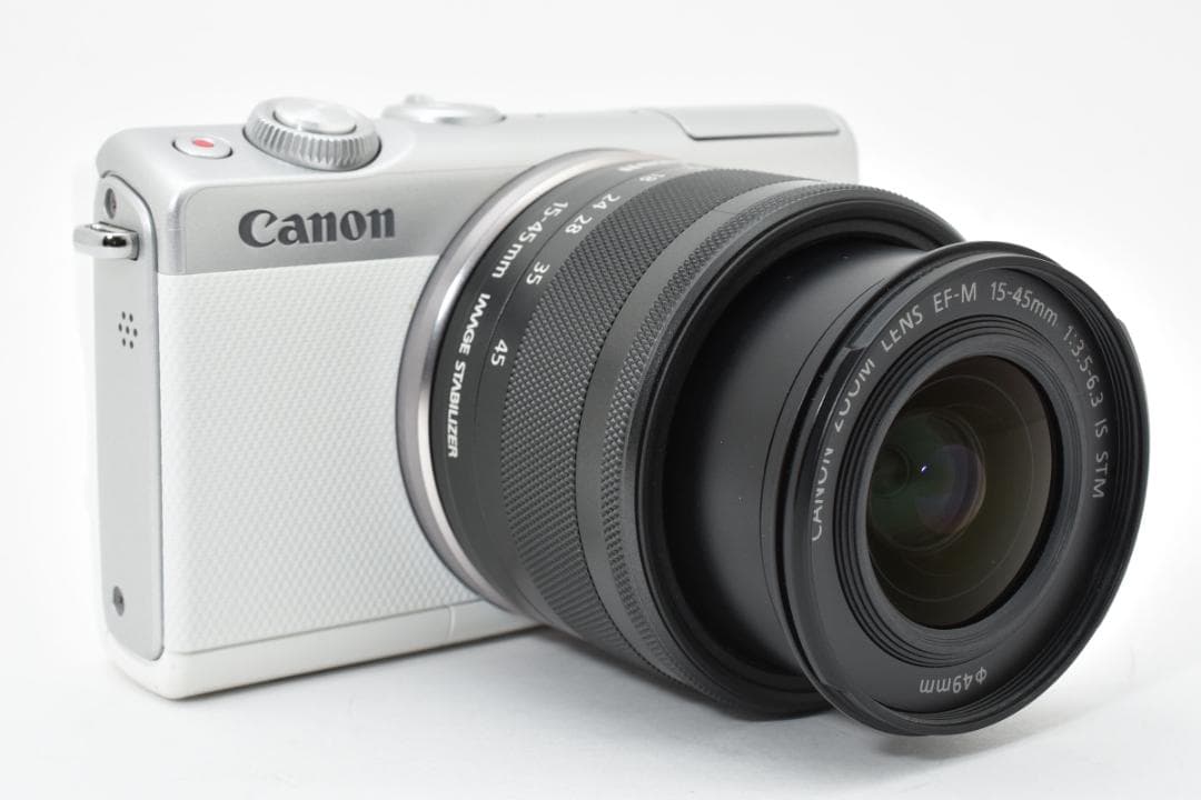 ■美品■Canon EOS M100 標準レンズキット　グラファイト