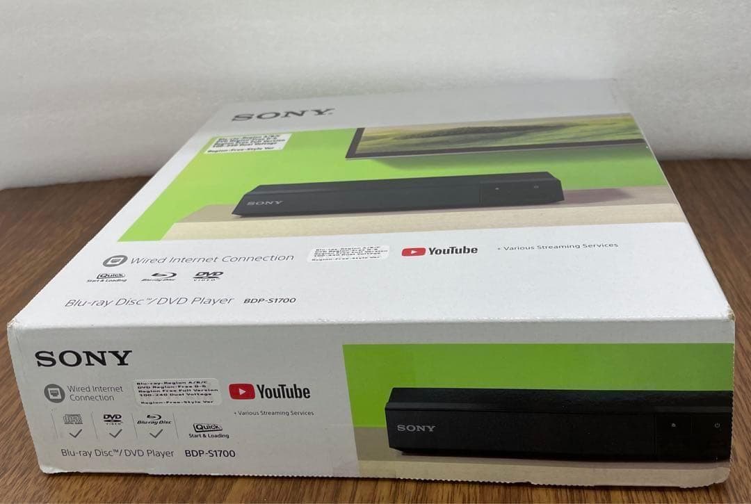 最後1点　SONY BDP-S1700 REGION FREE プレーヤー