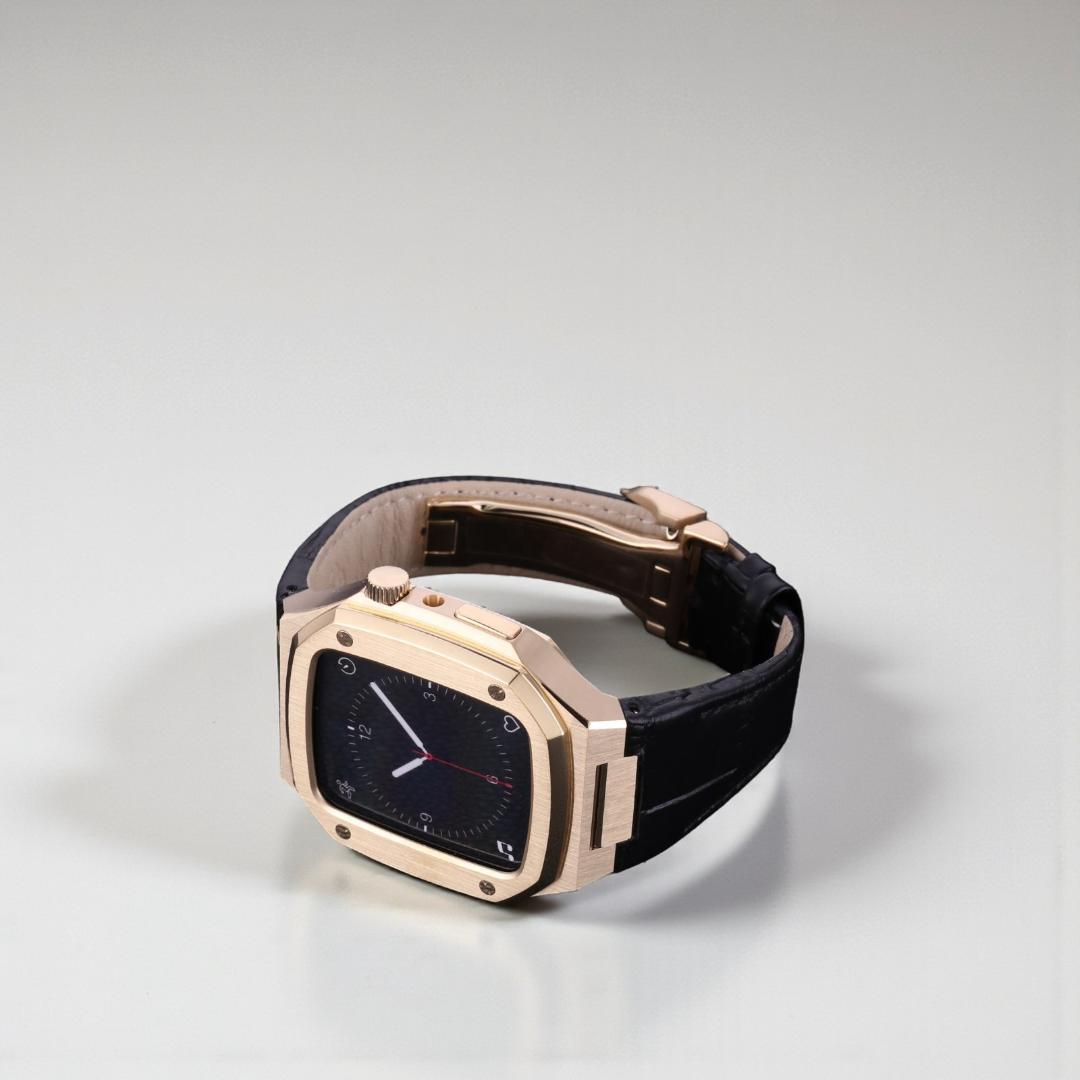 Apple Watch Case – Leather (Gold) 18K 時計