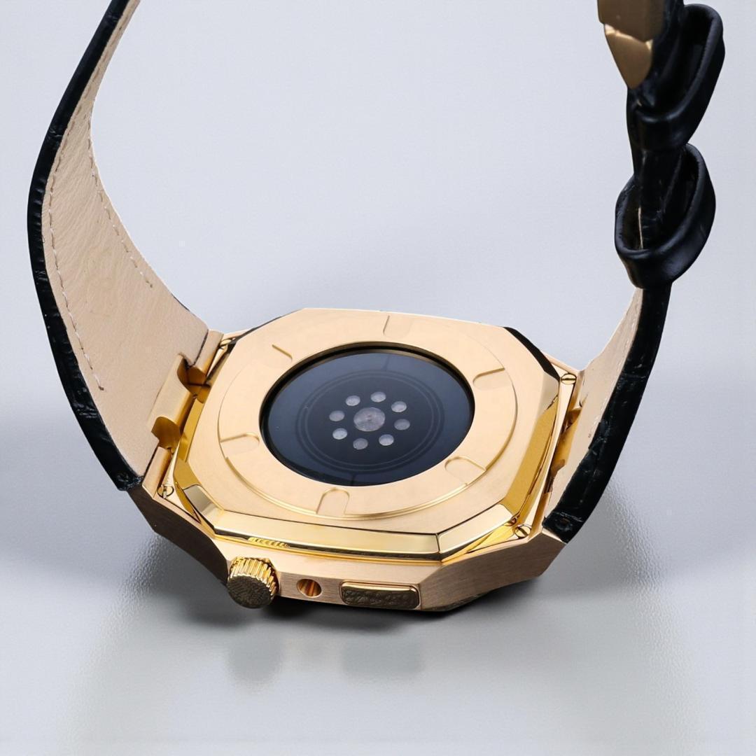 Apple Watch Case – Leather (Gold) 18K 時計