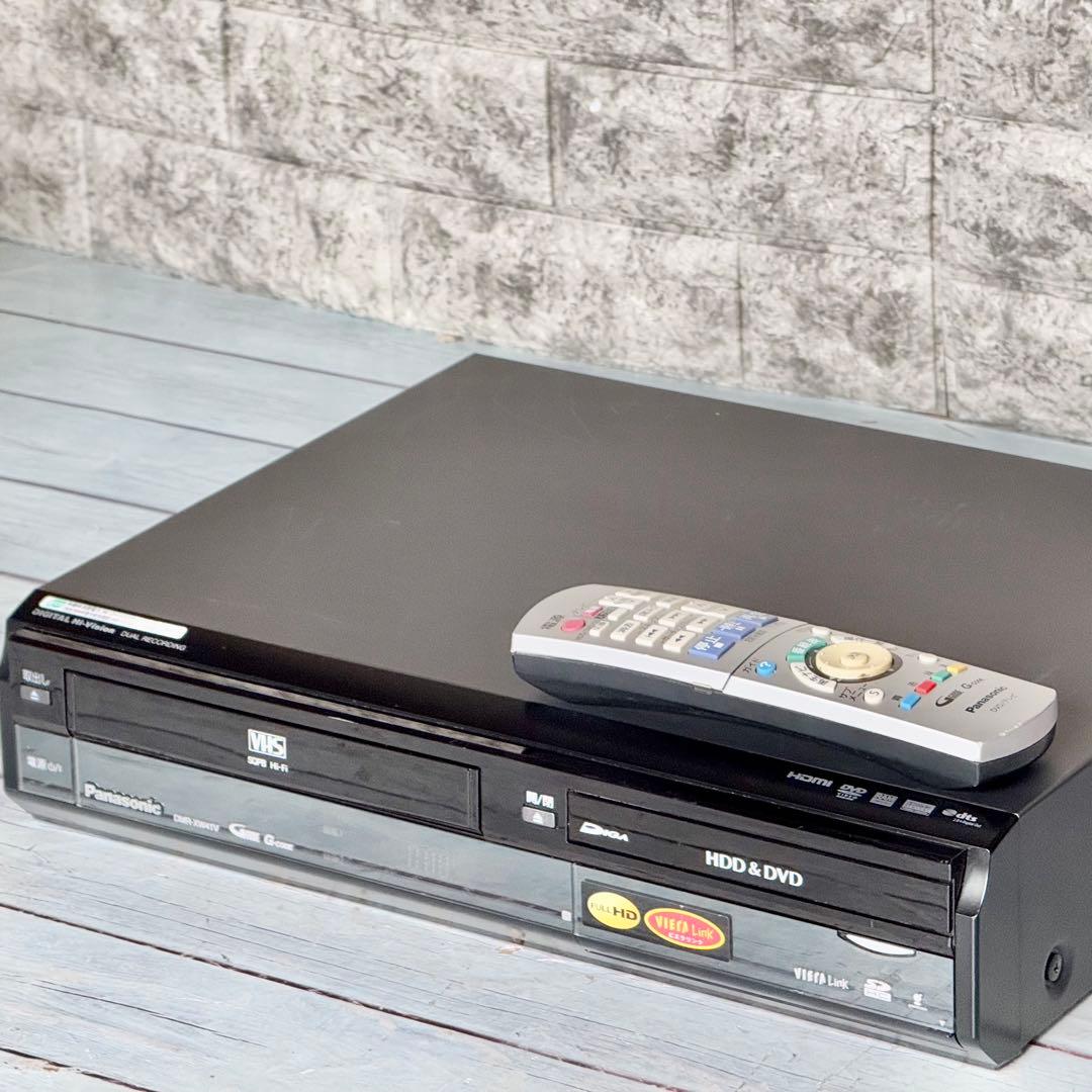 ジャンク品 Panasonic「DMR-XW41V」VHS一体型DVDレコーダー