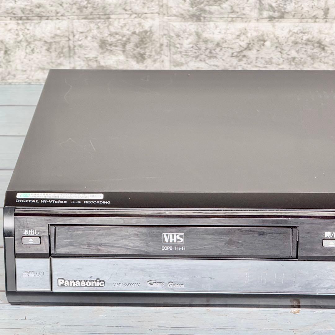 ジャンク品 Panasonic「DMR-XW41V」VHS一体型DVDレコーダー