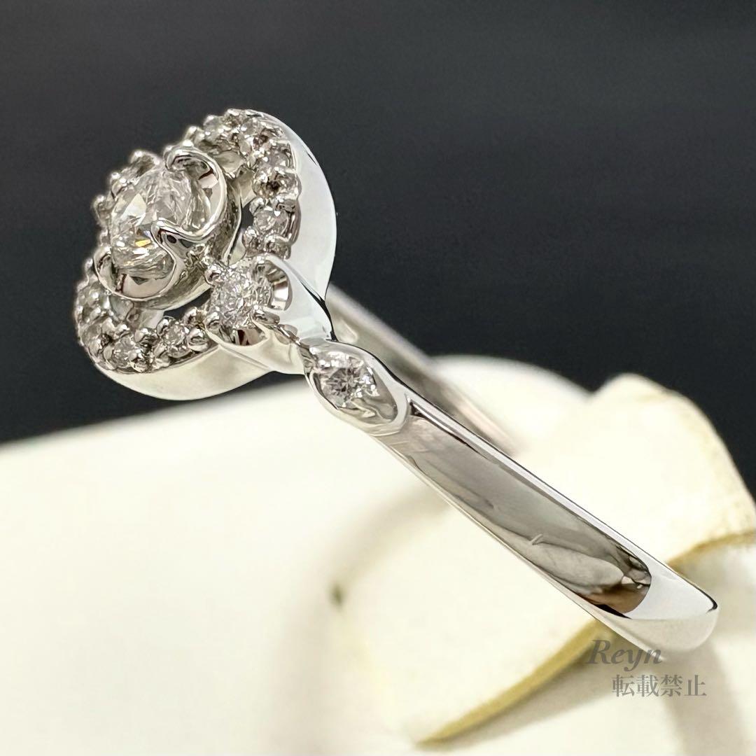 [新品仕上済] ヴァンドーム青山 プラチナ ダイヤモンド 0.12ctリング