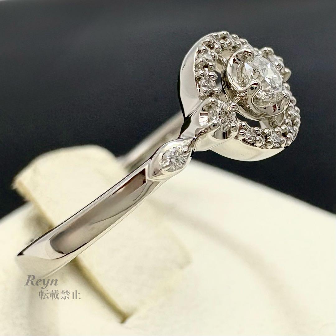 [新品仕上済] ヴァンドーム青山 プラチナ ダイヤモンド 0.12ctリング