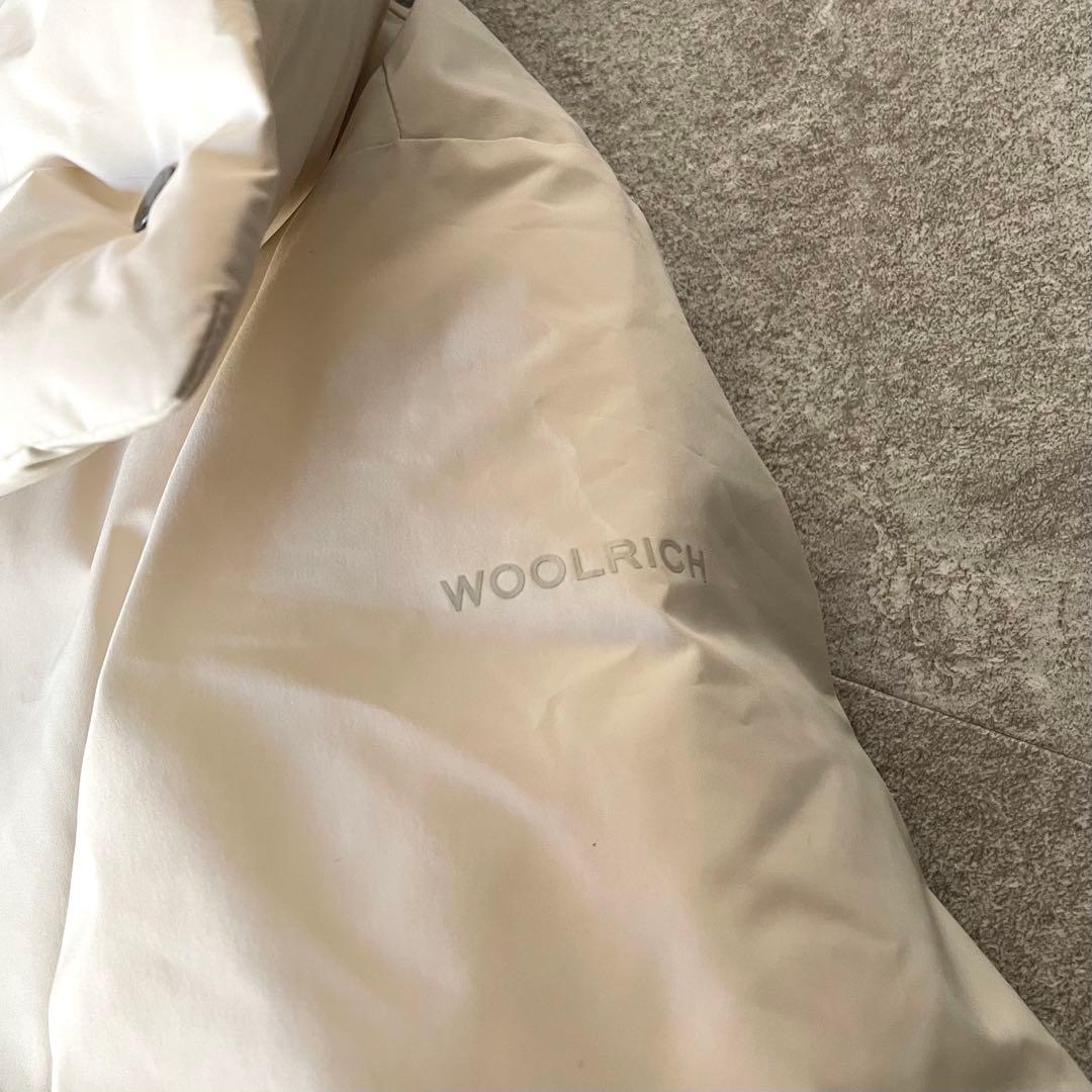 美品★ウールリッチ　ラグジュアリー　コクーン　ダウンジャケット　アイボリー系　S
