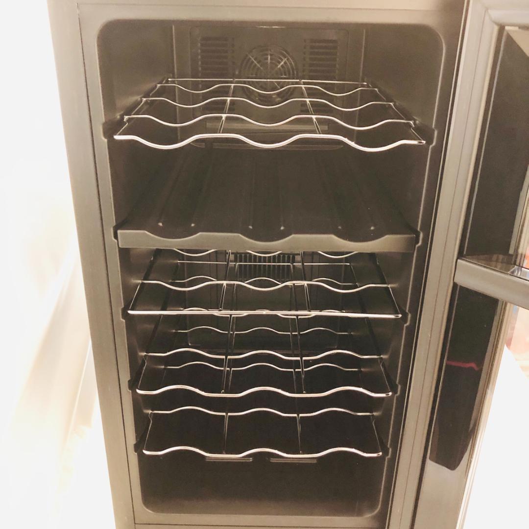 アイリスオーヤマ ワインセラー 18本収納 47L PWC-502P-B