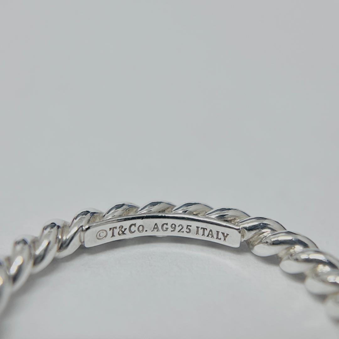 【美品】ティファニー ツイストリング SV925 13号