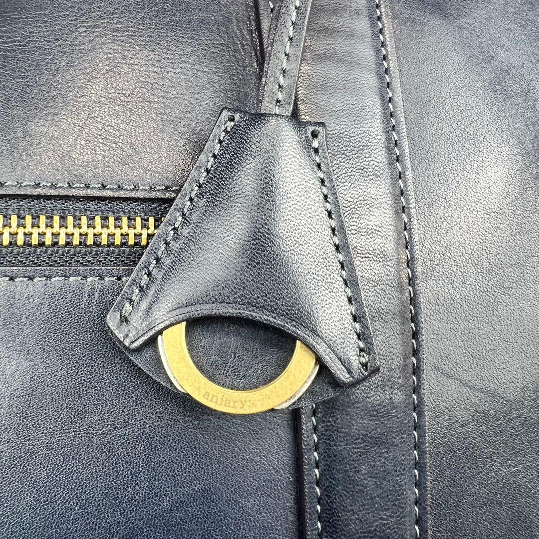 Aniary 2WAY カモフラージュ レザー トートバッグ