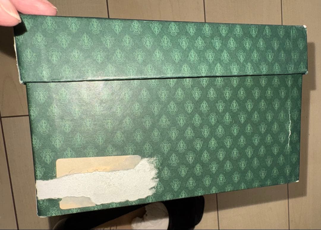 美品　23センチGUCCI ブラック オープントゥヒール