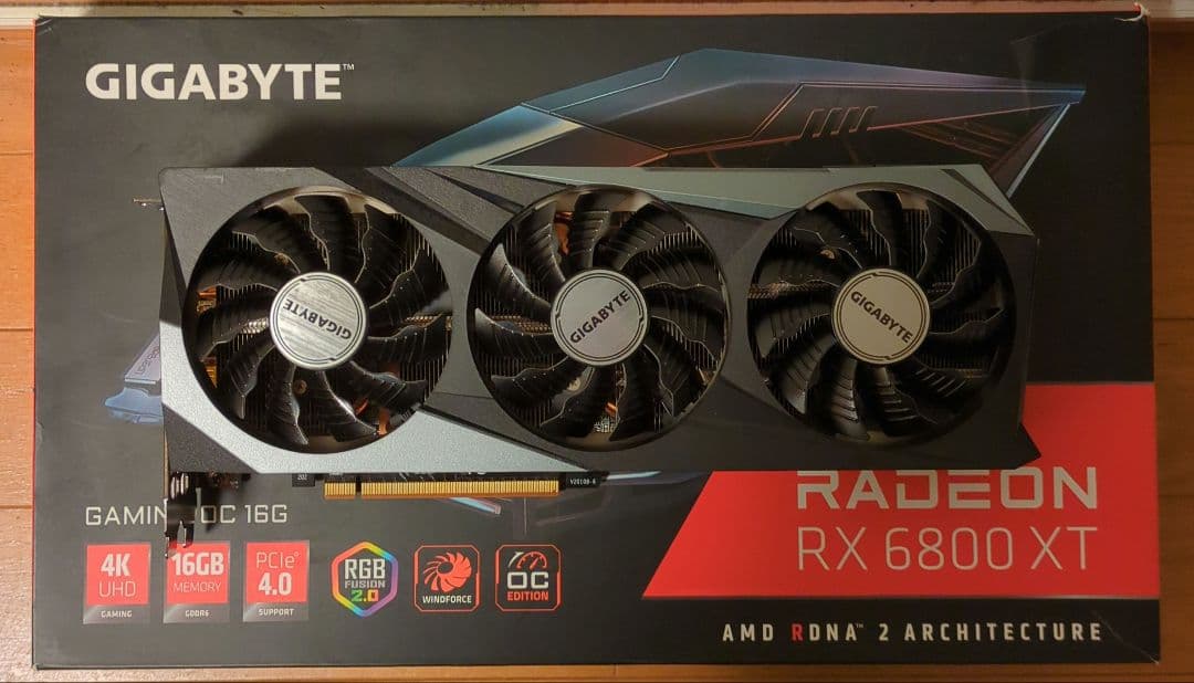 グラフィックボード・グラボ・ビデオカード GIGABYTE Radeon RX 6800 XT 16GB