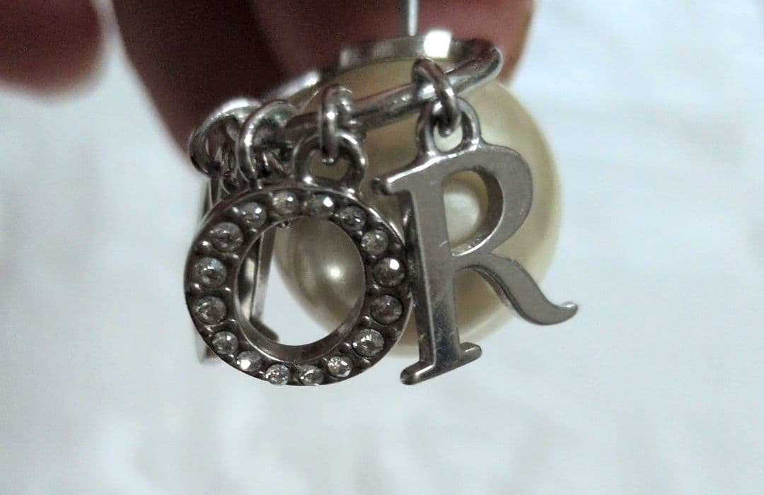 Dior パール　ピアス　シルバー　片方のみ