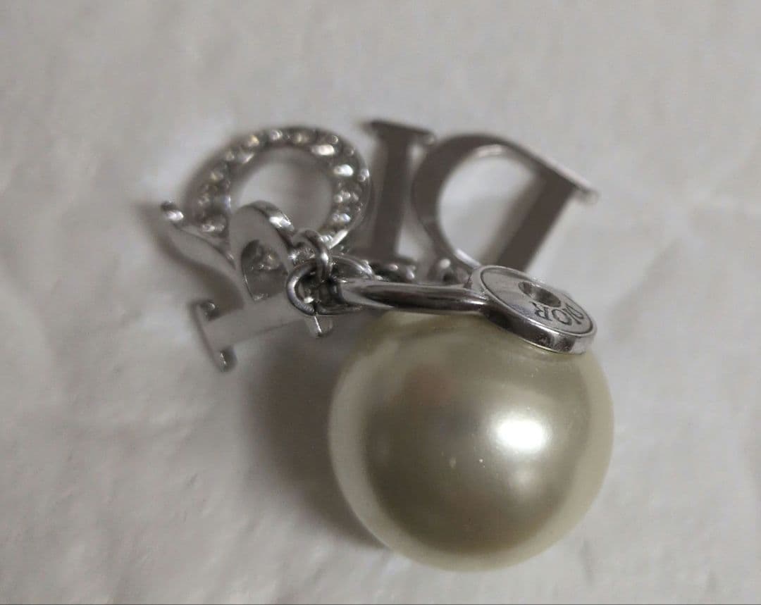 Dior パール　ピアス　シルバー　片方のみ