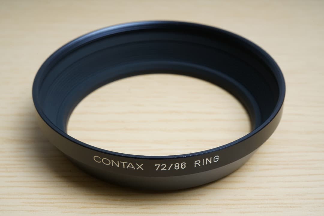 コンタックス　メタルレンズフード用アダプターリング　72mm／86mm　A