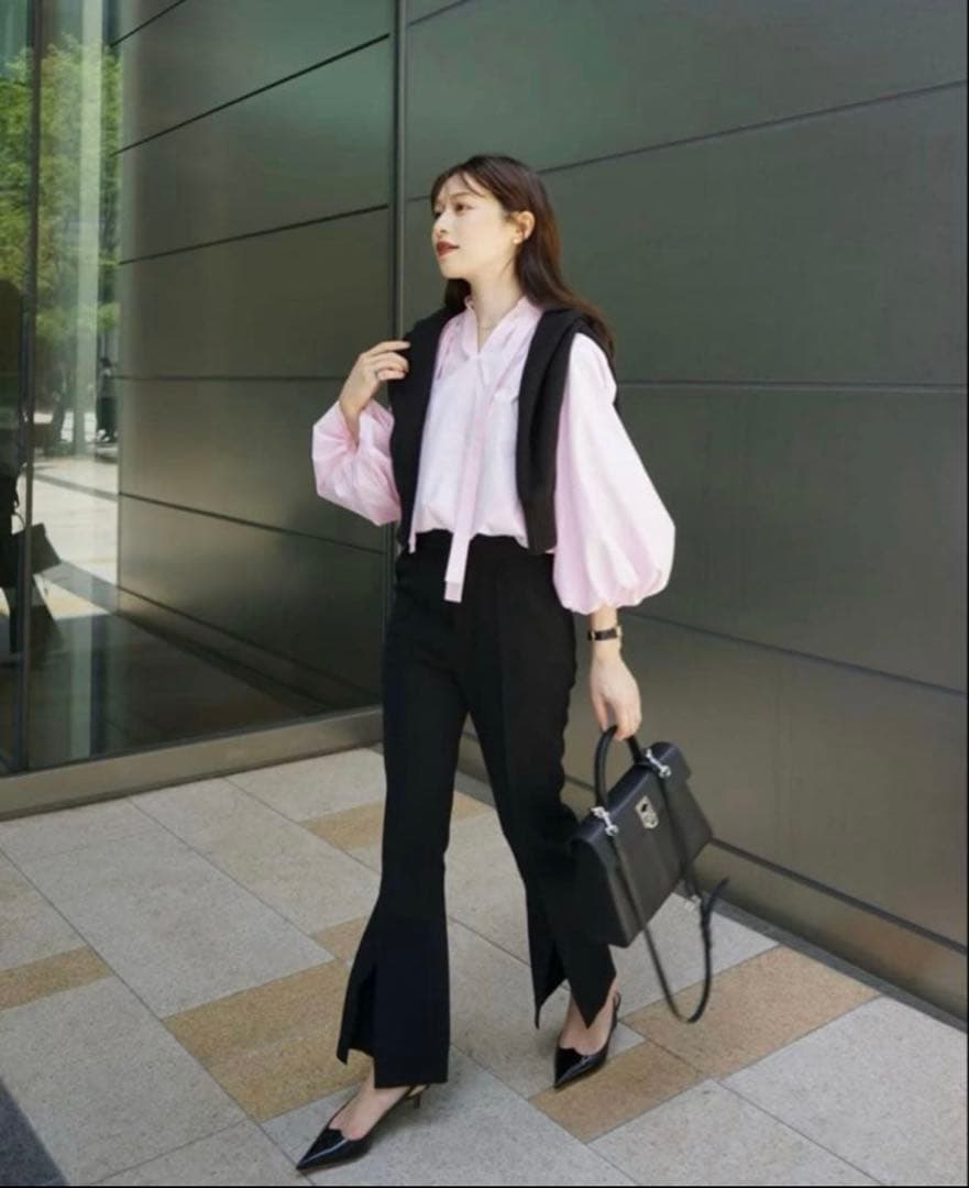 トップス laubeblanc Double tie Blouse
