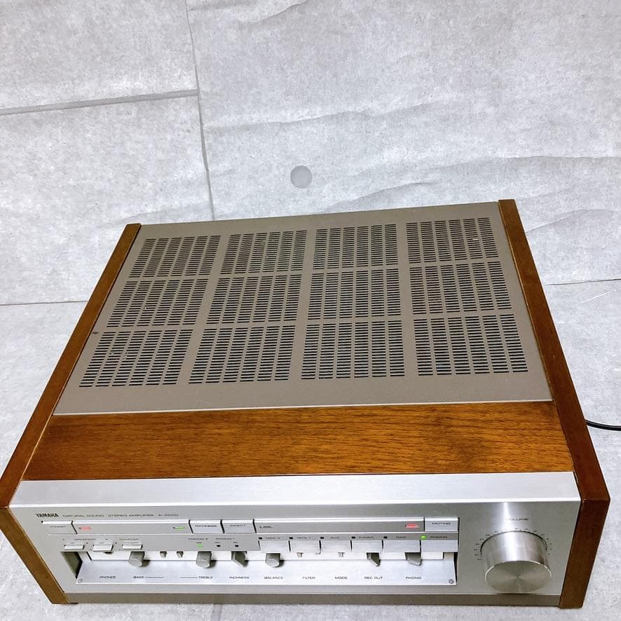【極美品】YAMAHA プリメインアンプ A-2000 木目 名機 動作品