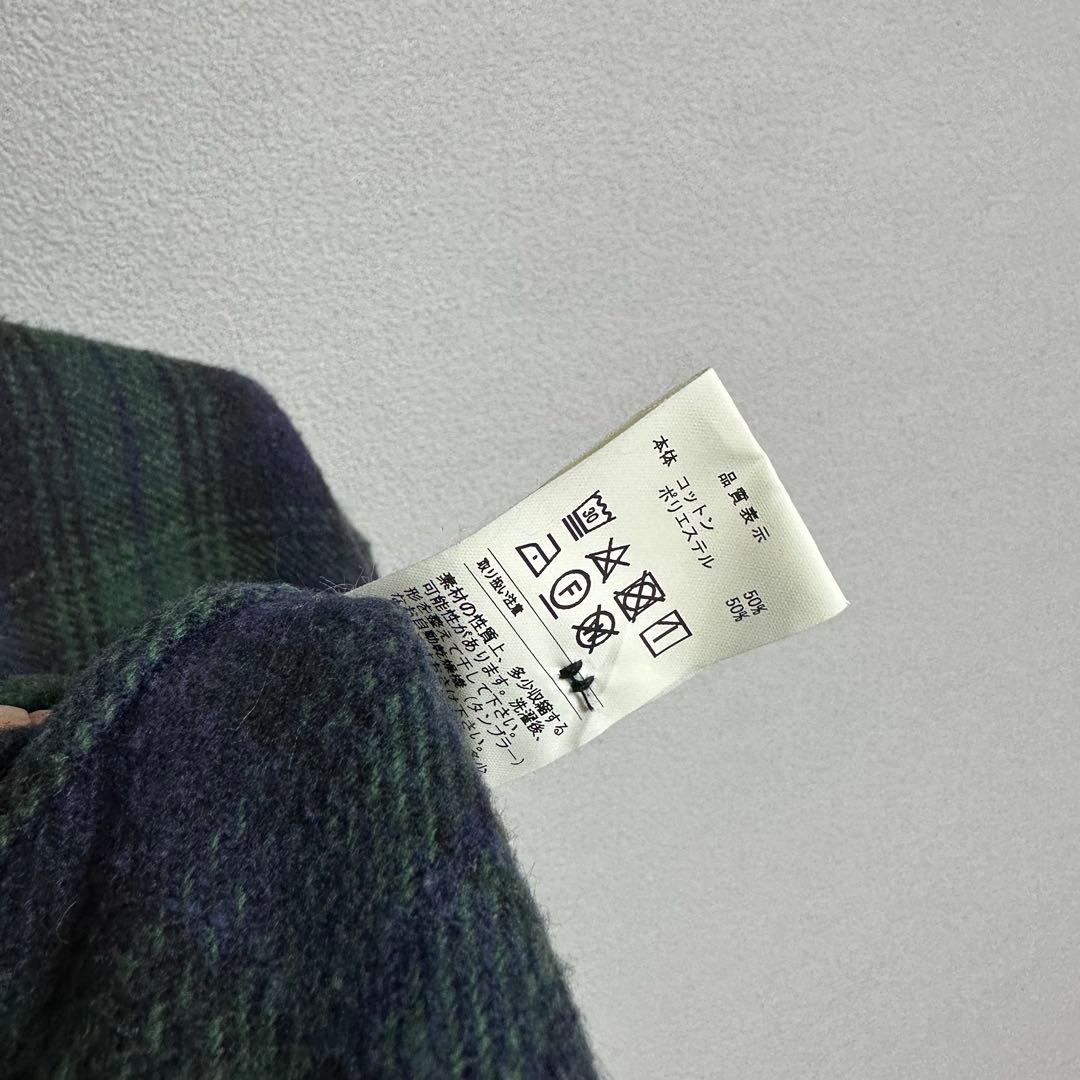 DESCENDANT／VANNING CHECH LS SHIRT ネルシャツ