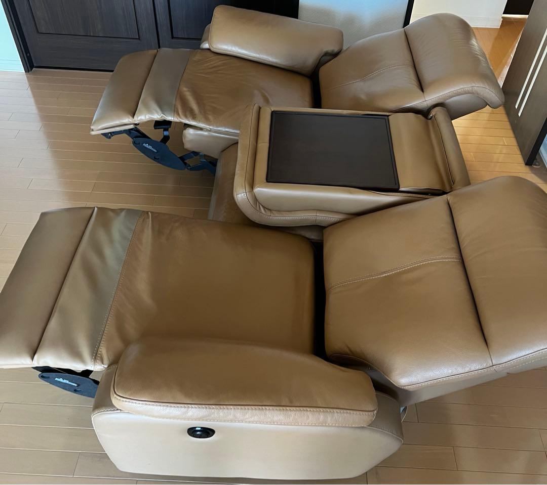 【IDC大塚家具】電動リクライニングソファ(3人掛け レザー セミオーダー品