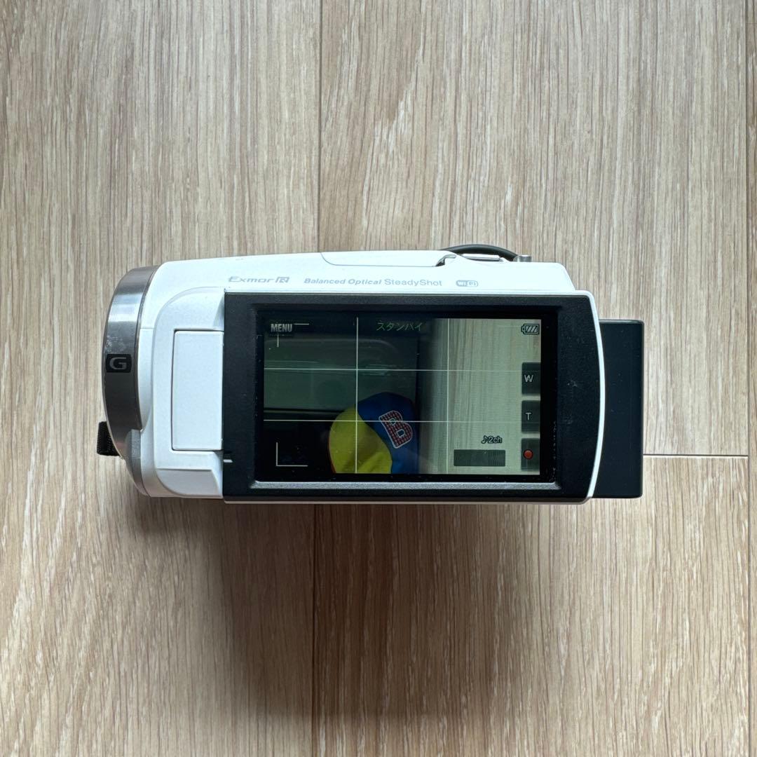 優*里様 SONY HDR-CX680 ホワイト ビデオカメラ 本体