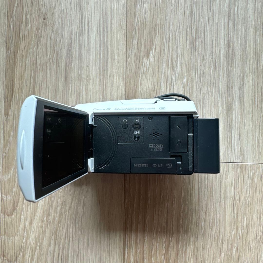 優*里様 SONY HDR-CX680 ホワイト ビデオカメラ 本体