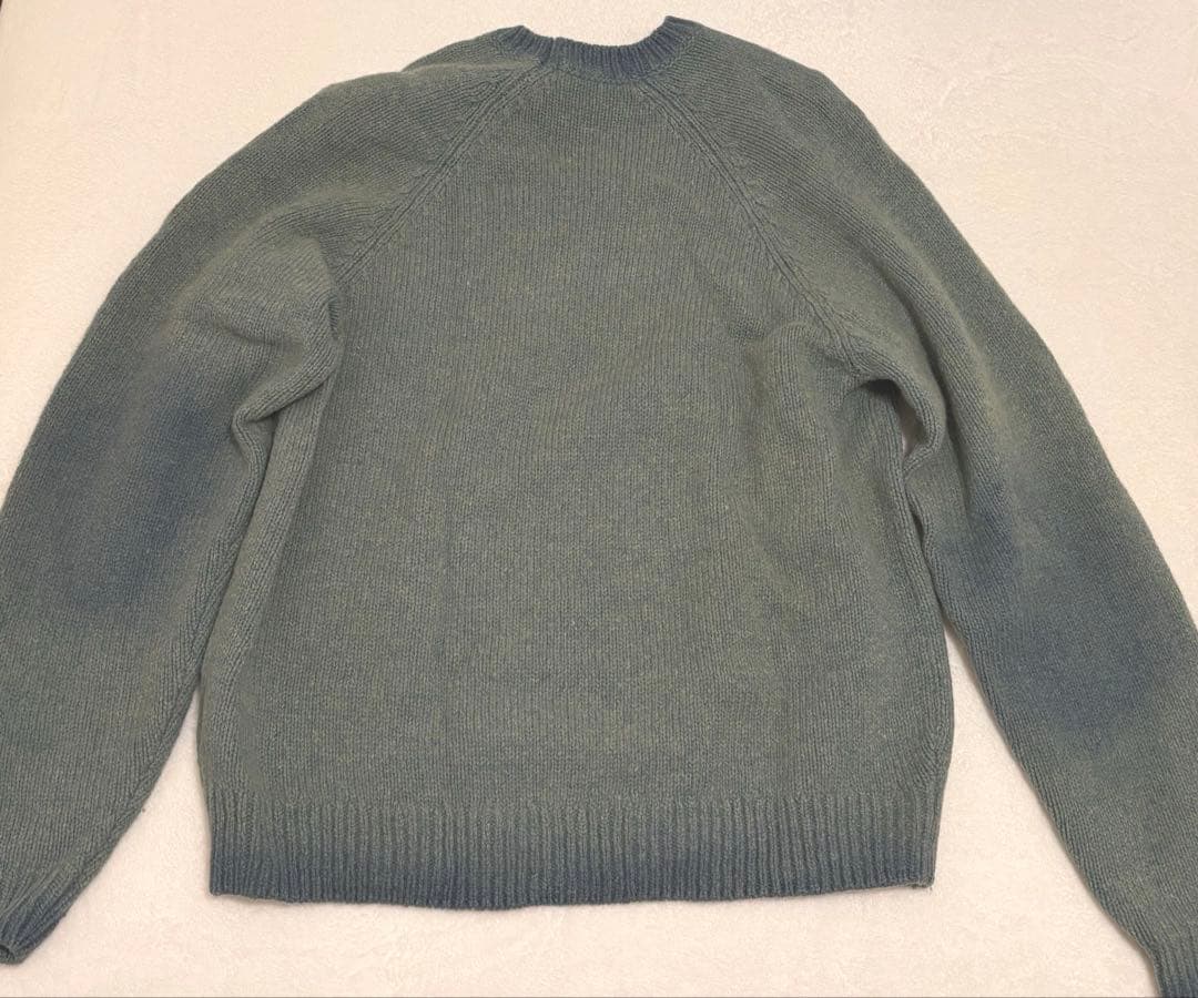 supreme flocked logo sweater Sサイズ