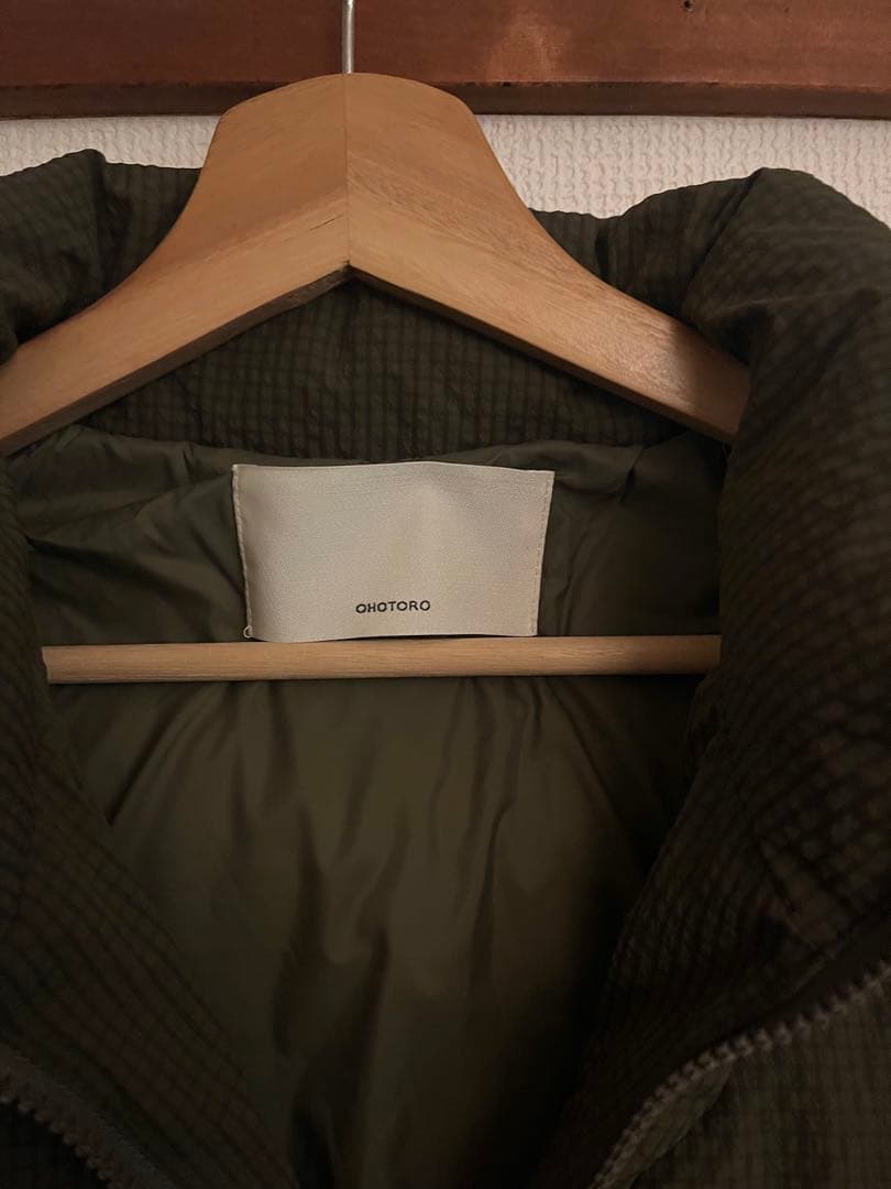 ジャケット・アウター ohotoro Heritage Gingham Duck Down