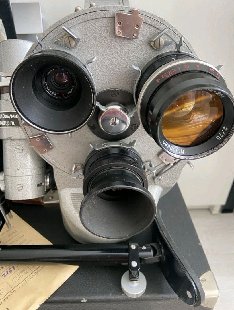 35mm映画フィルムカメラ　Konvas KCP-1M　レンズ6本・付属品セット