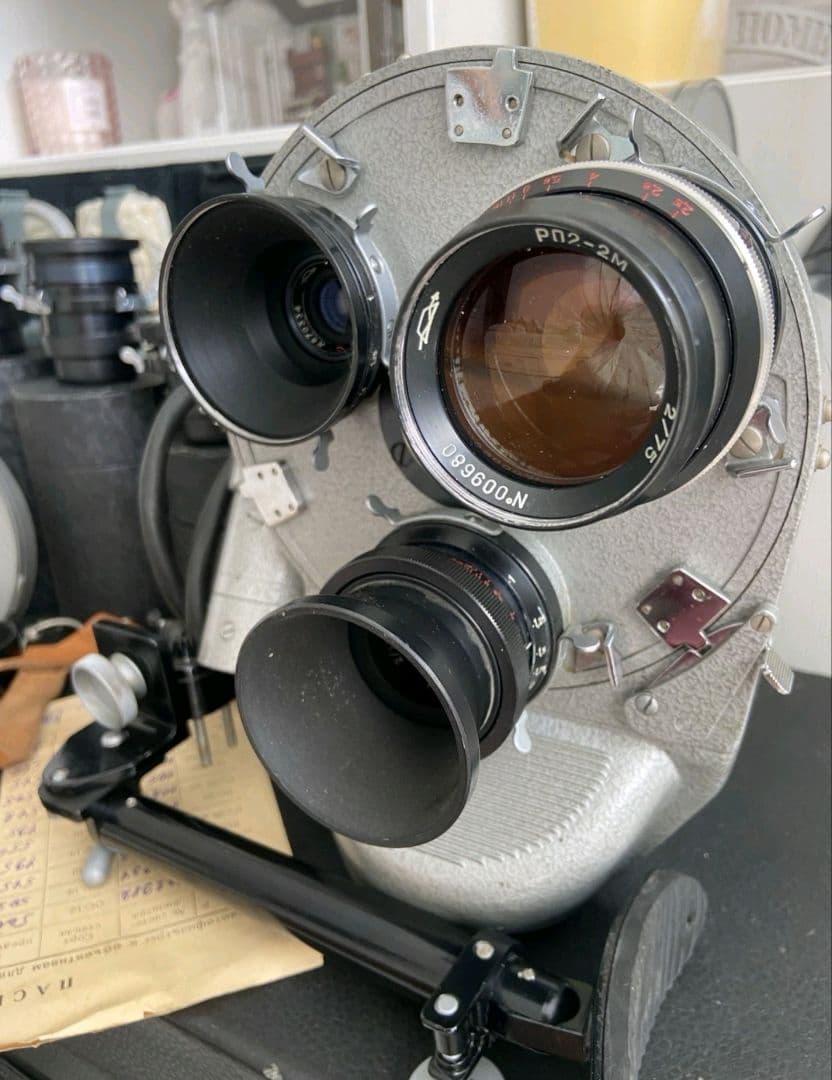 35mm映画フィルムカメラ　Konvas KCP-1M　レンズ6本・付属品セット