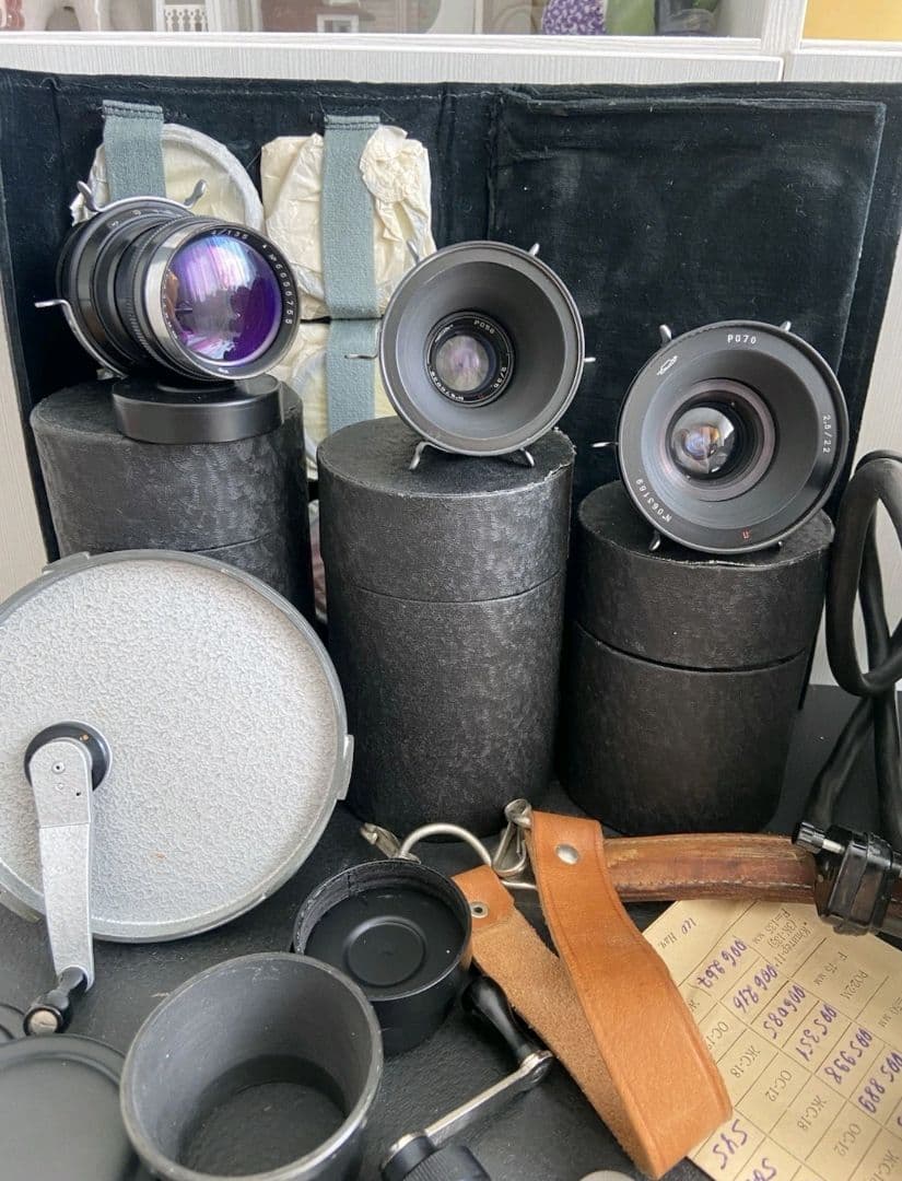 35mm映画フィルムカメラ　Konvas KCP-1M　レンズ6本・付属品セット