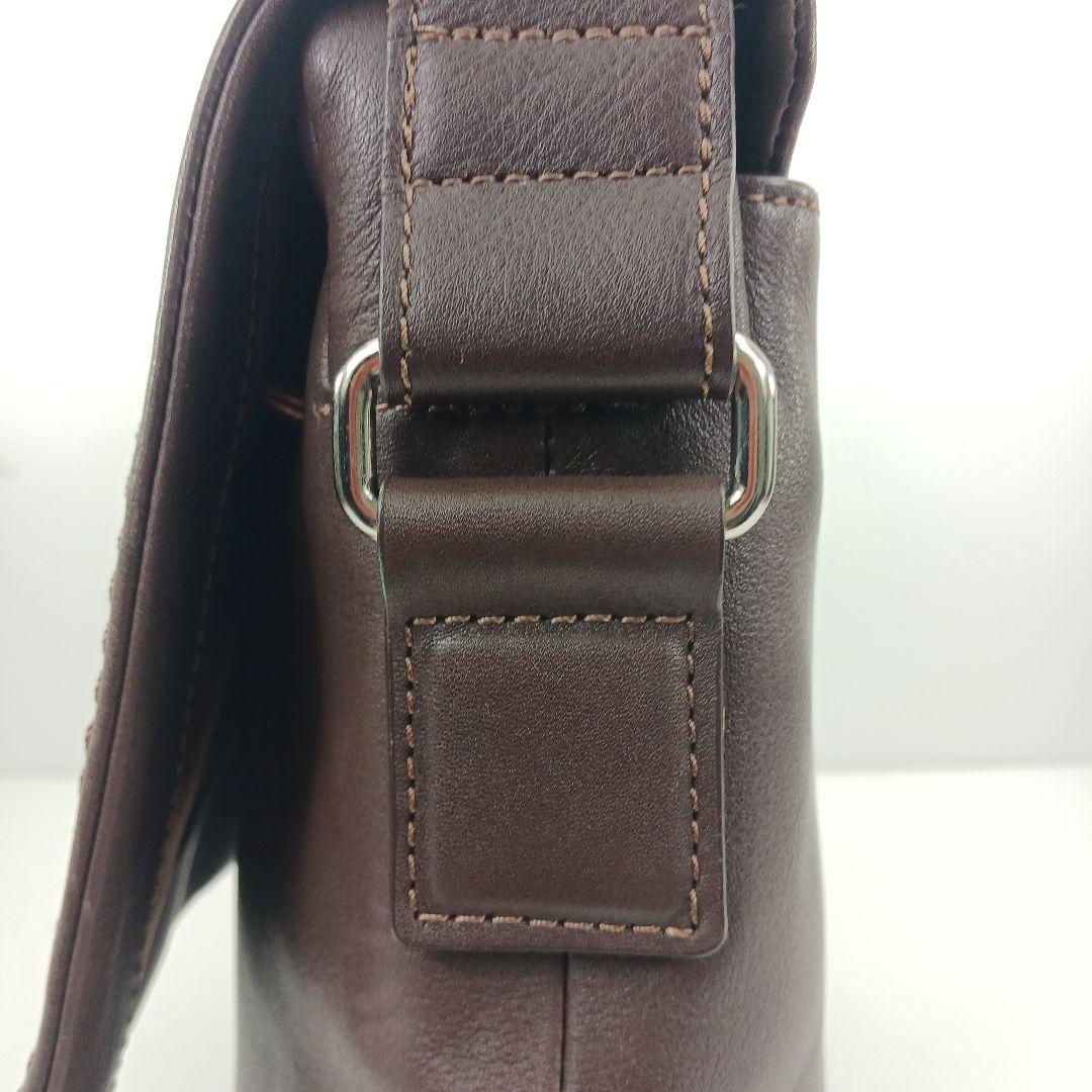 ✨良品✨土屋鞄　プロータ　防水　フラップメッセンジャーバック　ブラウン