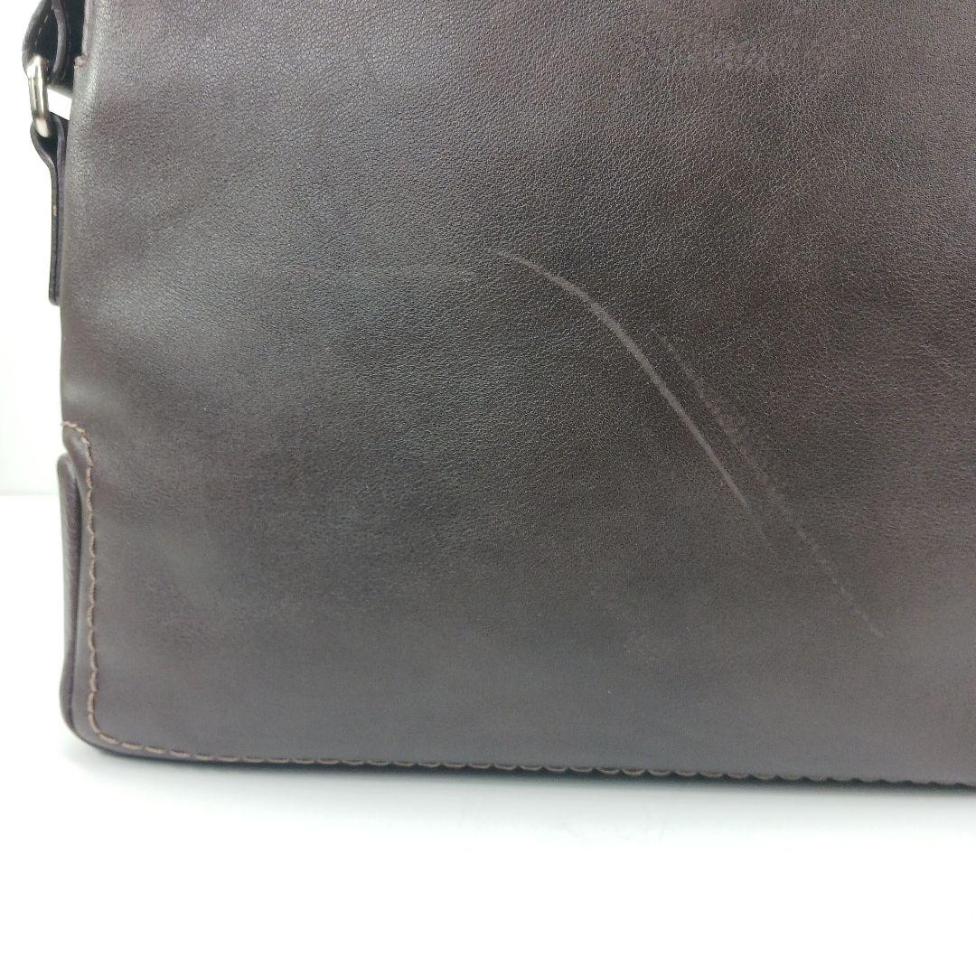 ✨良品✨土屋鞄　プロータ　防水　フラップメッセンジャーバック　ブラウン