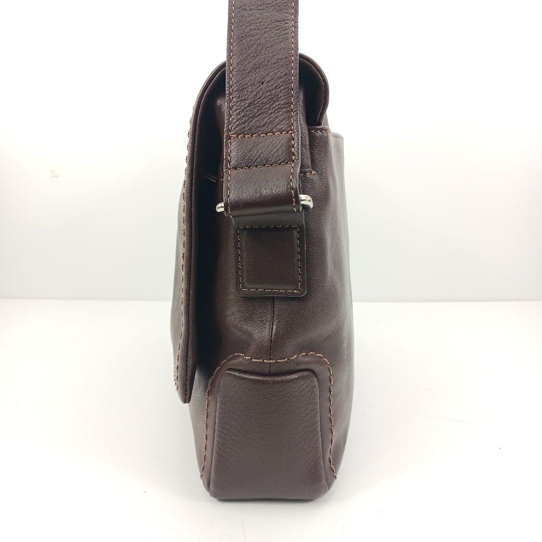 ✨良品✨土屋鞄　プロータ　防水　フラップメッセンジャーバック　ブラウン