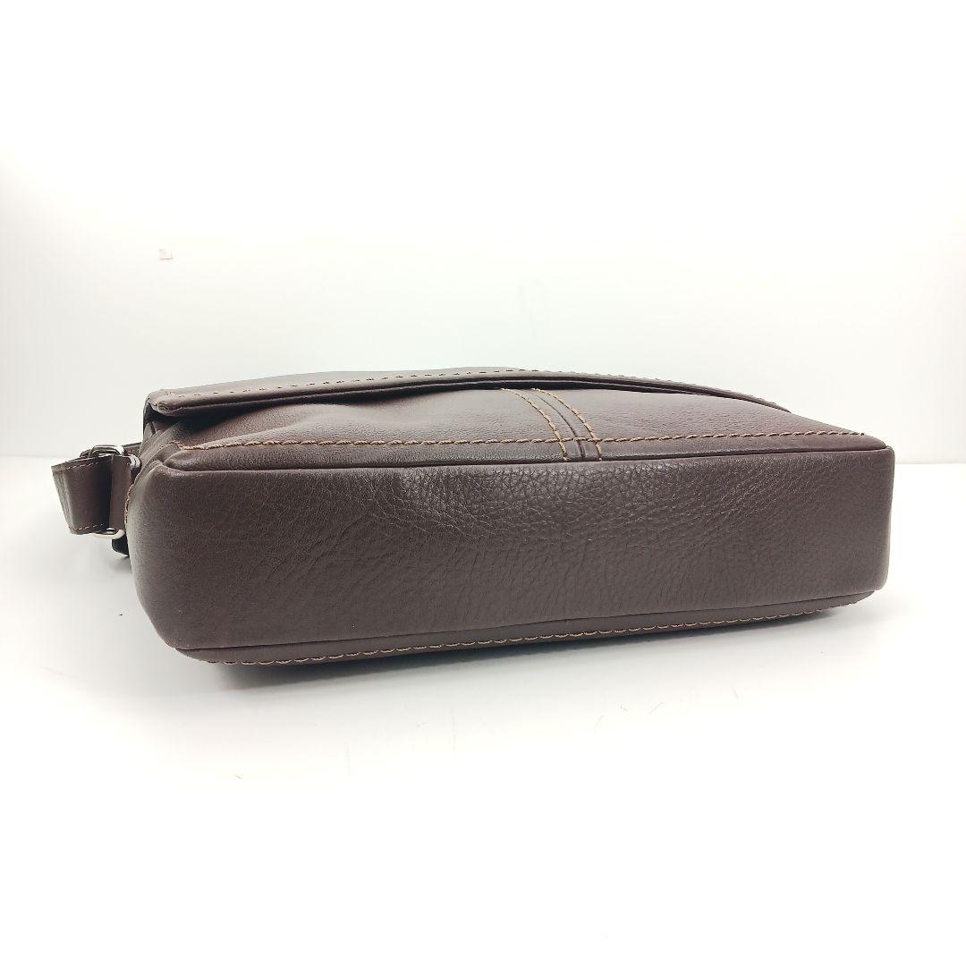 ✨良品✨土屋鞄　プロータ　防水　フラップメッセンジャーバック　ブラウン