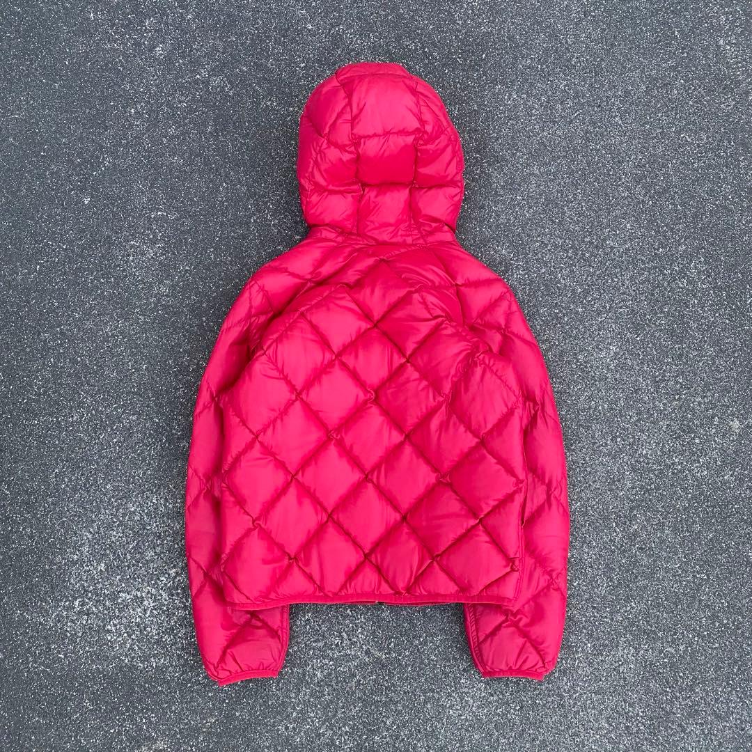 00s montbell 短丈 リバーシブル キルティング ダウンジャケット