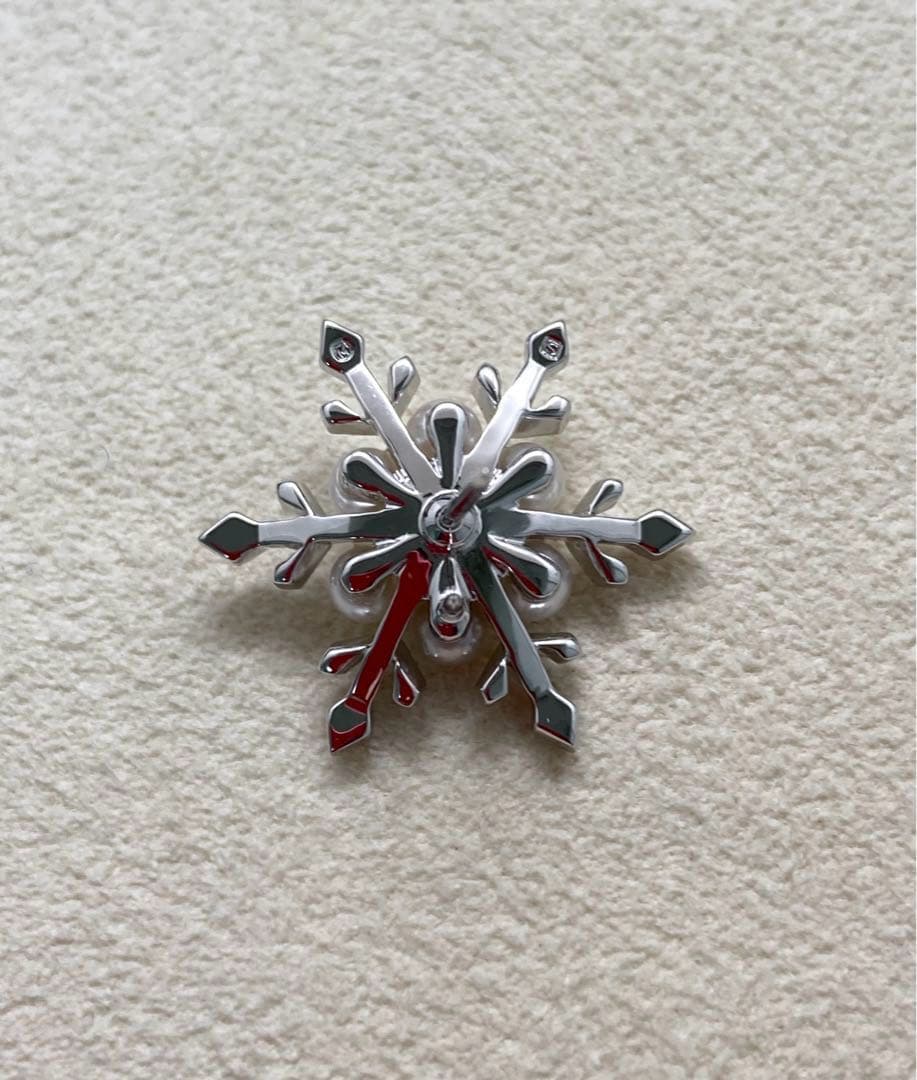 【新品未使用品】ミキモト パール ベビーパール ブローチ 雪 結晶 付属品一式