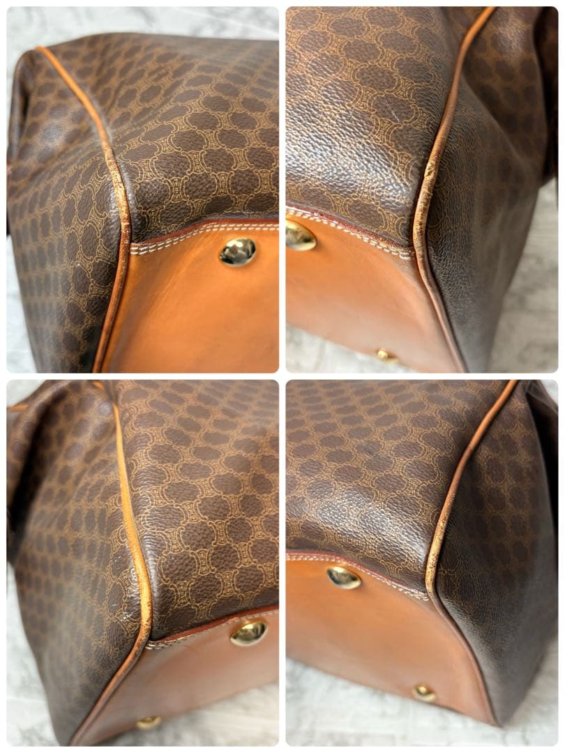 セリーヌ　CELINE マカダム　2way ボストンバッグ　トリオンフある