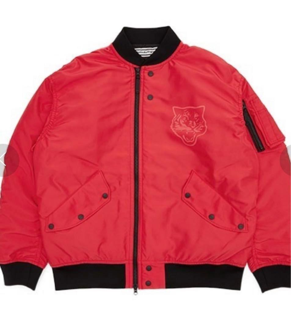 値下げOnitsukaTiger オニツカタイガー ブルゾンジャケットＭＡ1 Ｌ