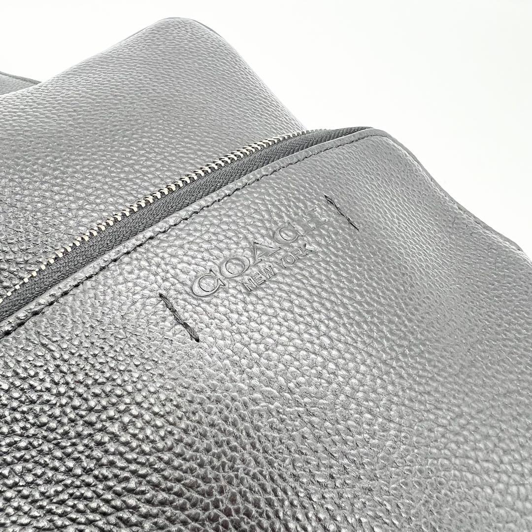 ほぼ未使用✨コーチ　ボディバッグ　ゴッサム　シボ革　ブラック　現行　C5331