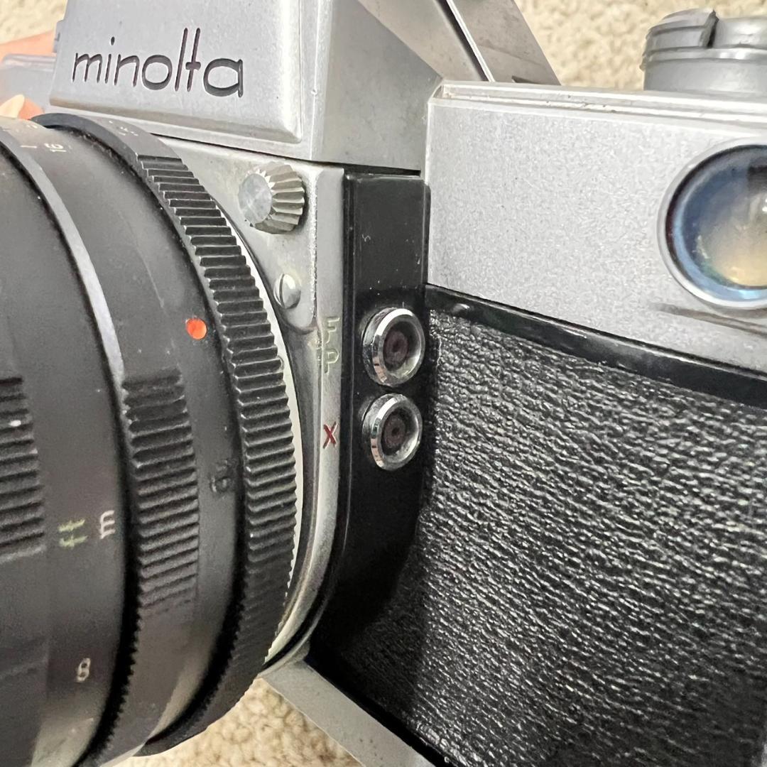 【名機】ミノルタ SR-7 + 58mm F1.4 大口径レンズ★シャッターOK