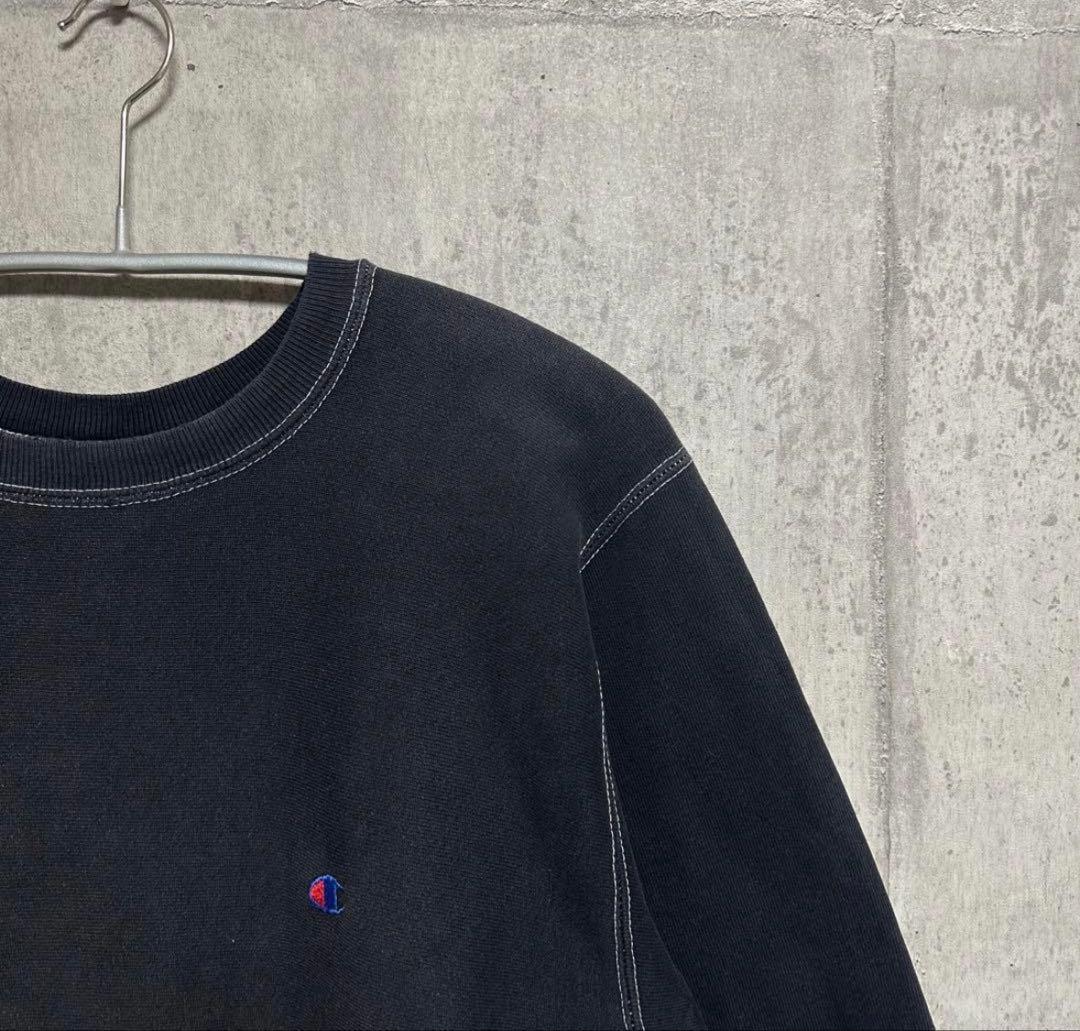 champion USA製 リバースウィーブ reverseweave ブラック