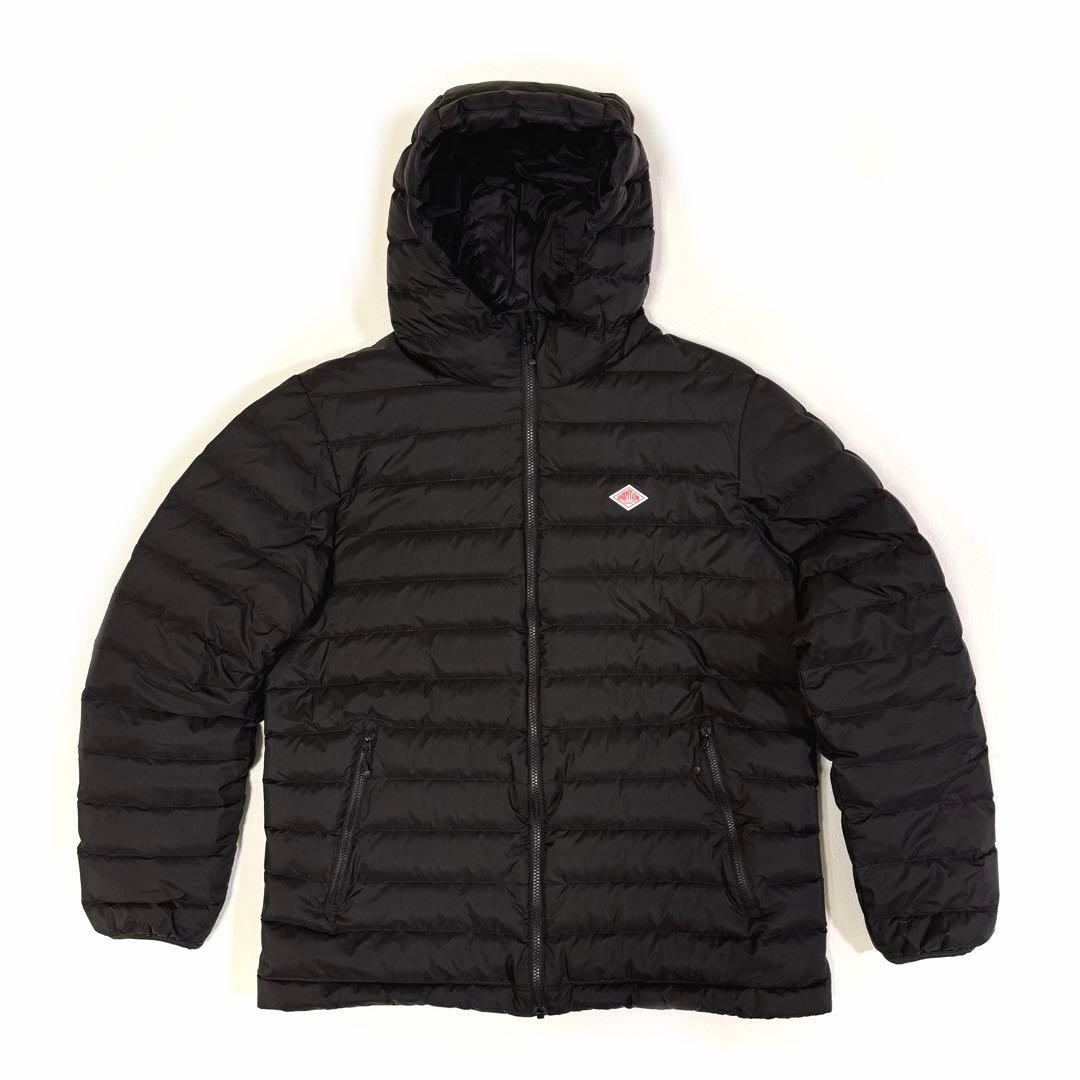 DANTON ダントン ダウンジャケット アウター フード ブラック XL