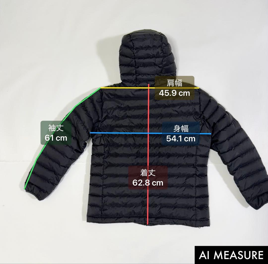 DANTON ダントン ダウンジャケット アウター フード ブラック XL