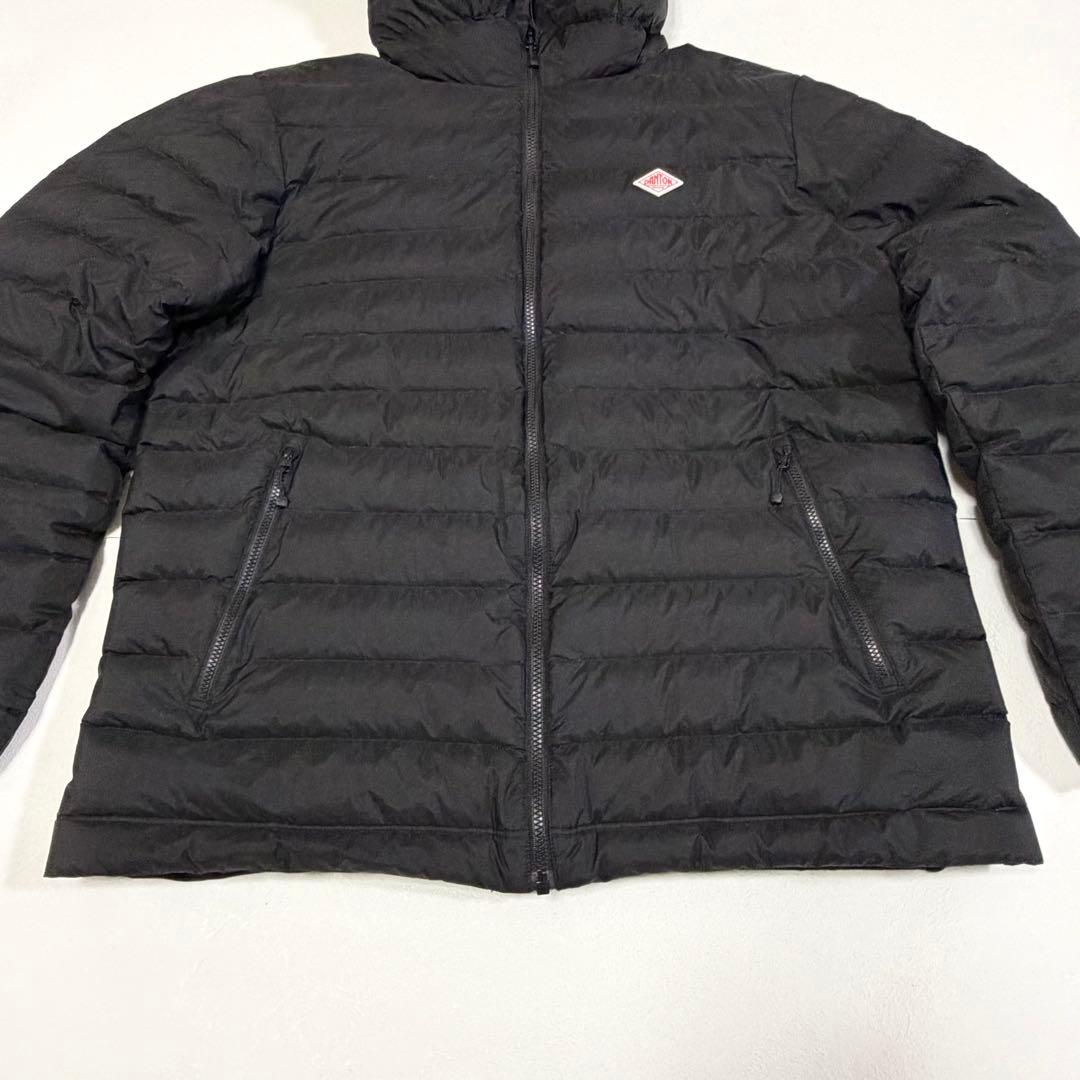 DANTON ダントン ダウンジャケット アウター フード ブラック XL